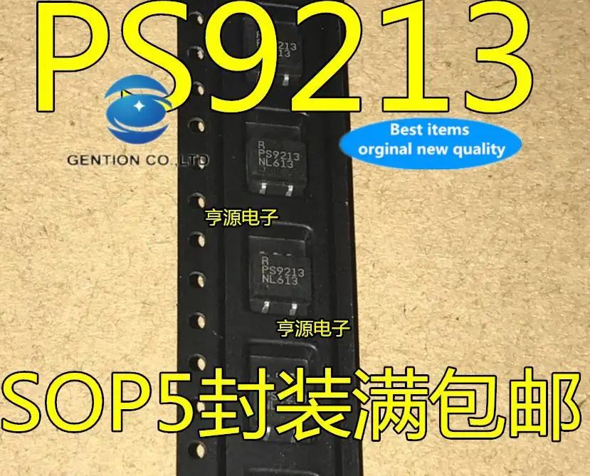 

10pcs 100% orginal new in stock PS9213 PS9213-F3-A SOP5 optocoupler chip