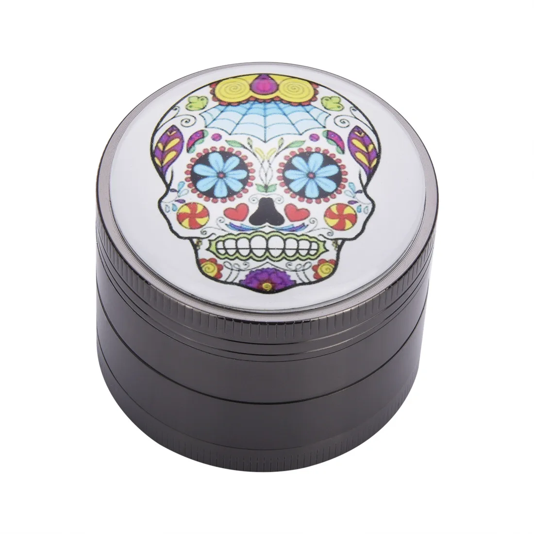 

Color printed zinc alloy 50mm metal herb tobacco grinder, cigarette grinder, cigarette crusher, Herb Grinder