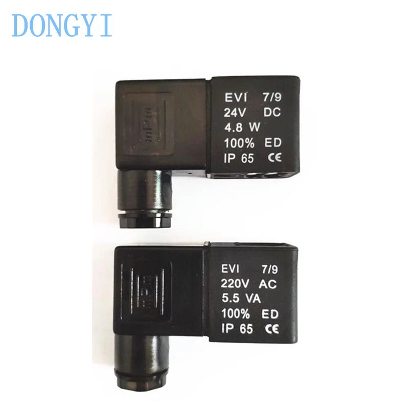 Катушка электромагнитного клапана EVI 7/9 AC220V DC24V 6VA 6.5W 5VA 3W 5.5VA 4.8W