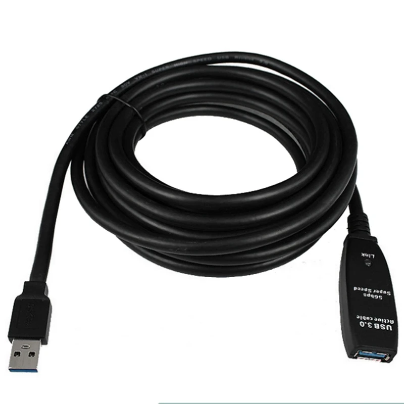 5 м USB 3 0 кабель Папа-мама с удлинителем чипсет-Активный удлинитель USB-кабель