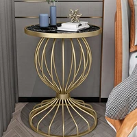 creative side table marble coffee table living room sofa corner table luxury small round table bedside table home furniture