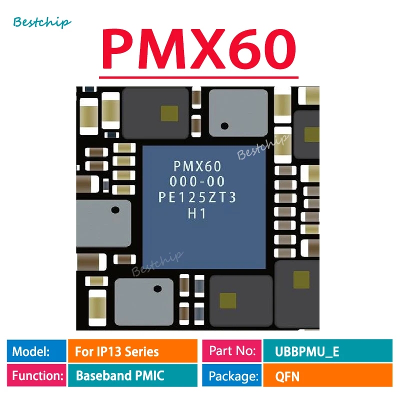 

2 шт./лот PMX60 для iPhone 13 13Pro 13ProMax 13Mini Baseband Power IC, чип малой мощности PMIC