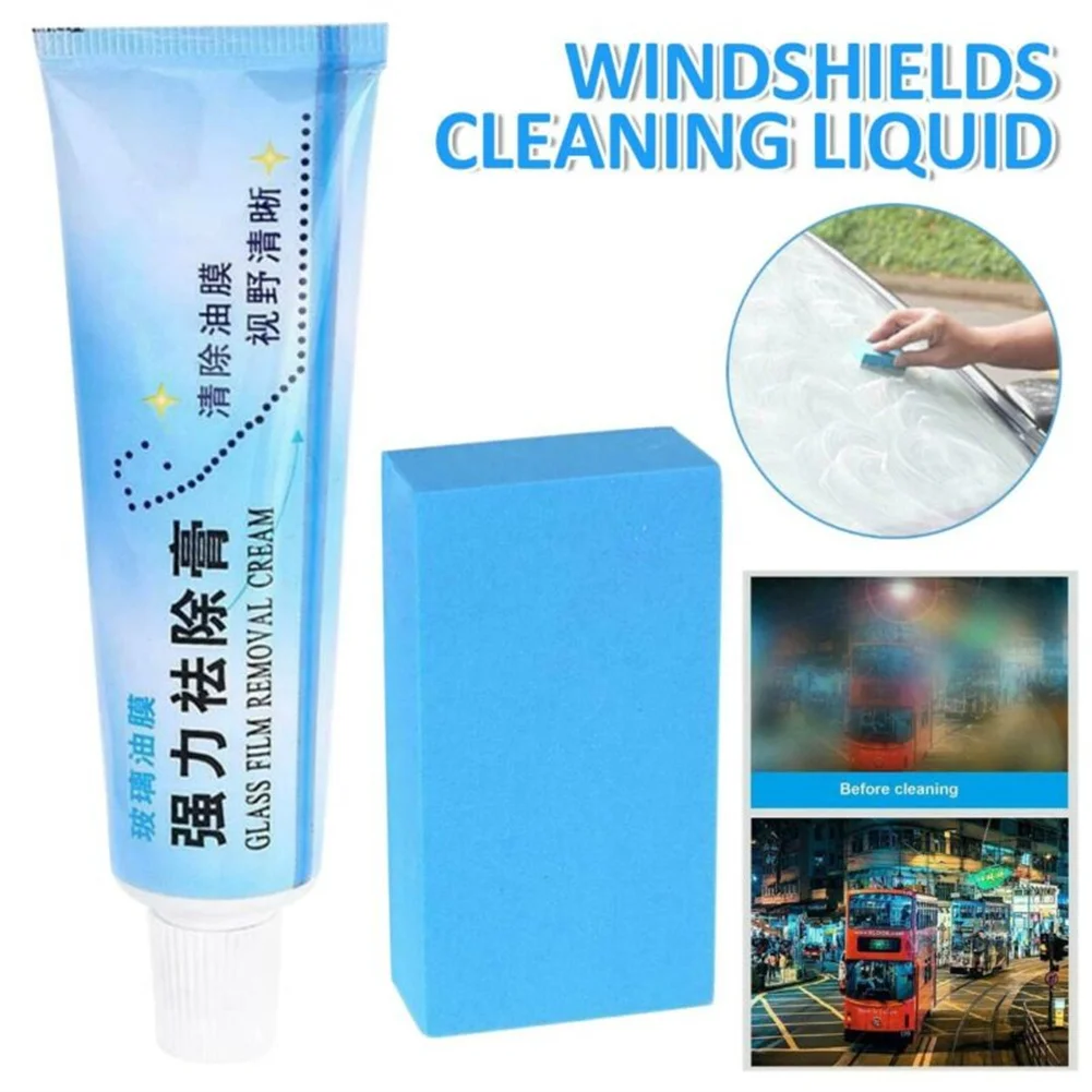 

Windshields Cleaning Liquid Car Cleaner Glass Oil Film Remover Windshields Deep Cleaning Solution Liquid