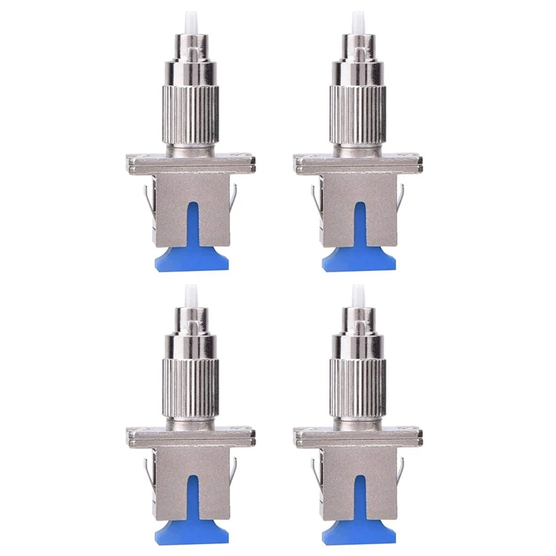 

4X FC-SC Single Mode Coupler Hybrid Converter Fiber Optic Adapter For FC Male To SC Female