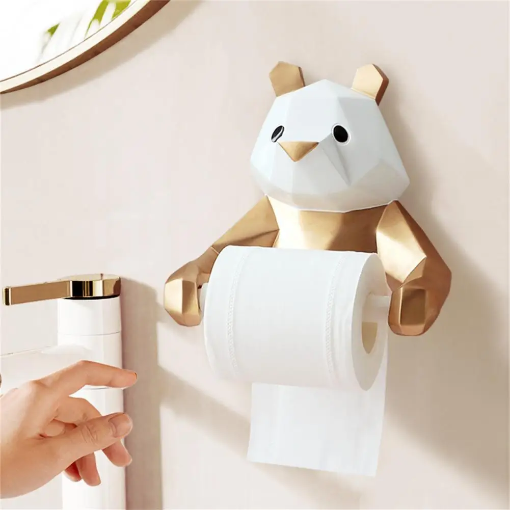 

1 Set Tissue Rack Cute Stable Toilet Tissue Holder Hanging Sturdy Toilet Tissue Holder for Kitchen Sink