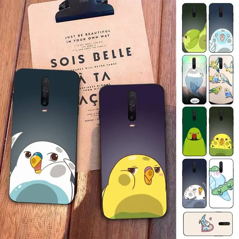 

Parrot bird Phone Case for Redmi 5 6 7 8 9 A 5plus K20 4X S2 GO 6 K30 pro