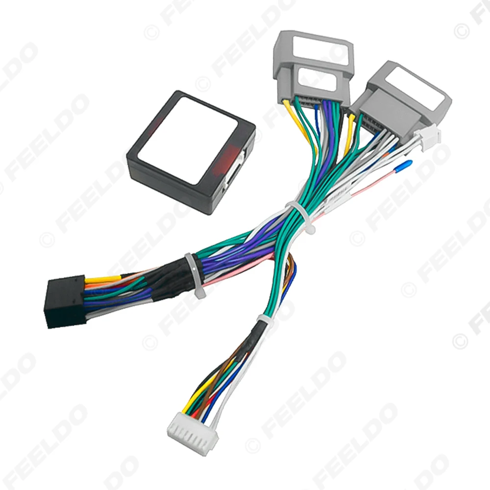 Автомобильный аудио жгут проводов для Dodge Ram Jeep Cherokee Wrangler 16-контактный адаптер для установки стереосистемы CD/DVD