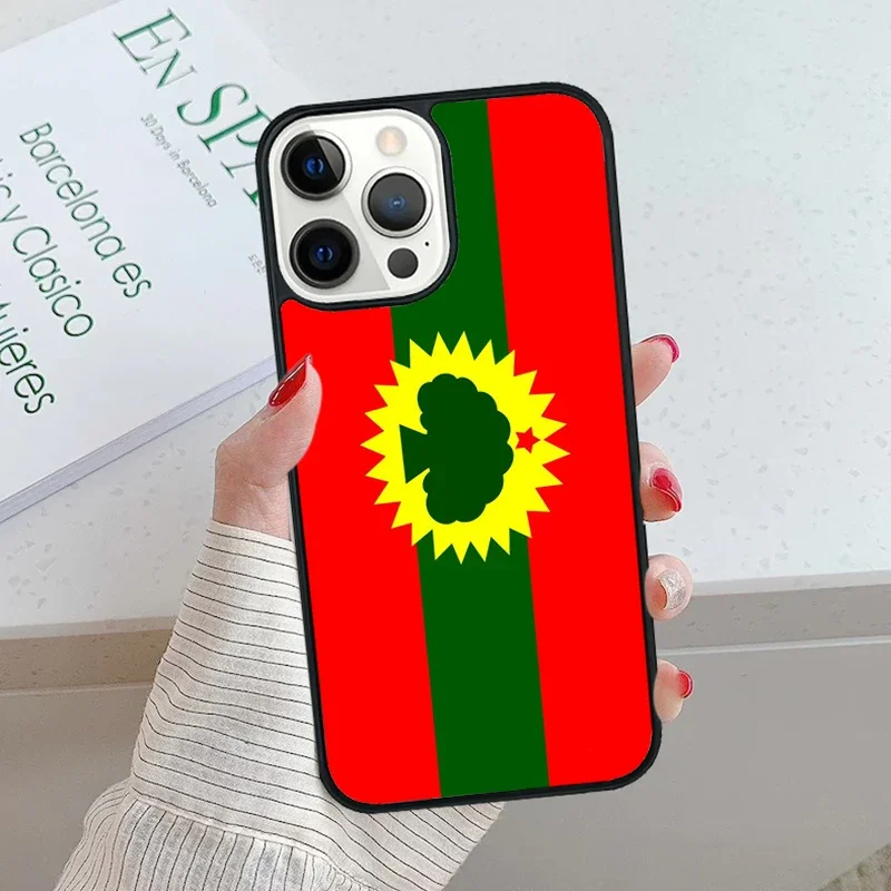 Чехол Oromo с флагом для телефона чехол IPhone SE2020 15 14 13 Pro Max Coque 12 11 Apple 8 PLUS 7 6S XR X XS
