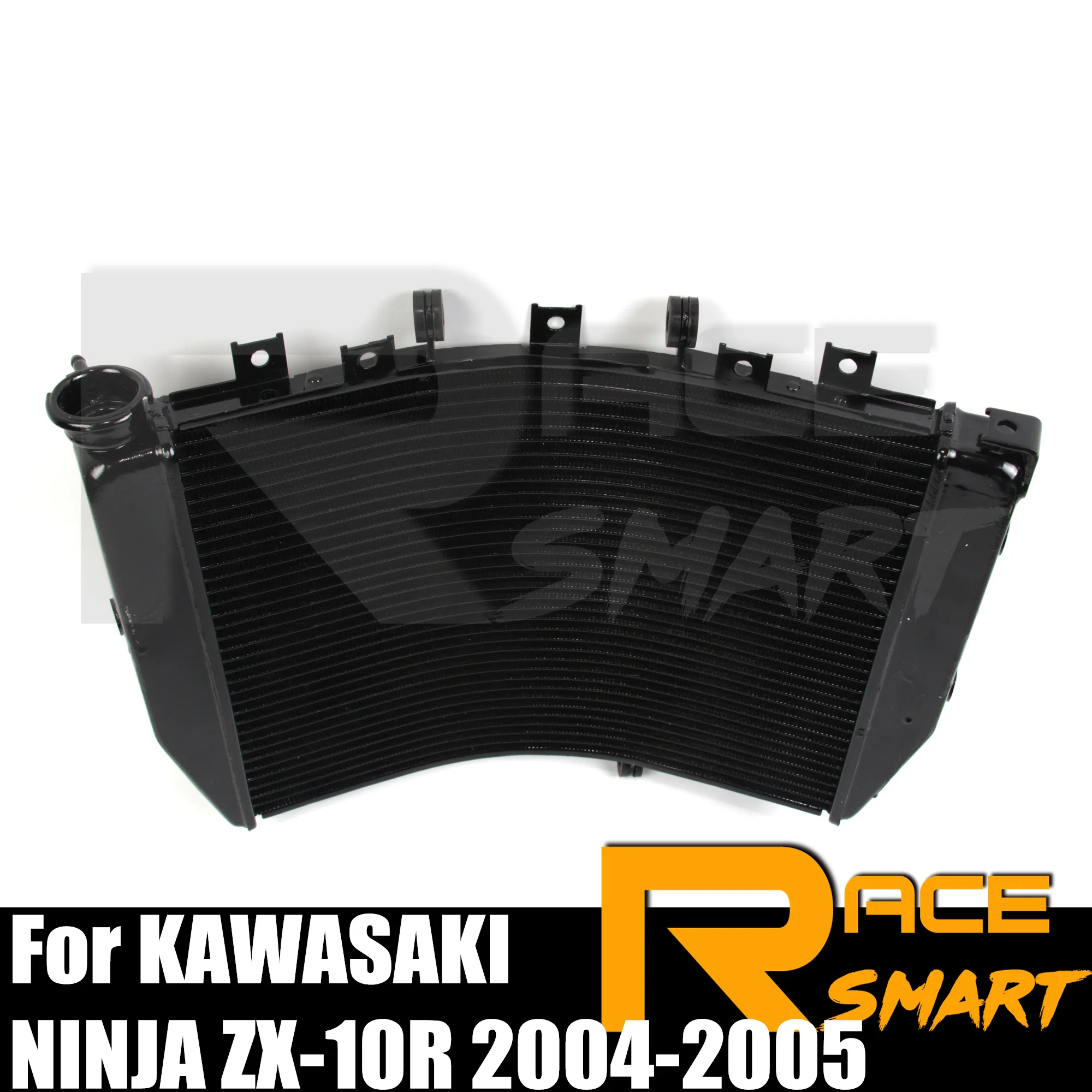 

Radiator For KAWASAKI NINJA ZX10R 2004 2005 Motorcycle Cooling cooler High Grade Aluminum Accessories ZX-10R ZX 10R 04 05 Black