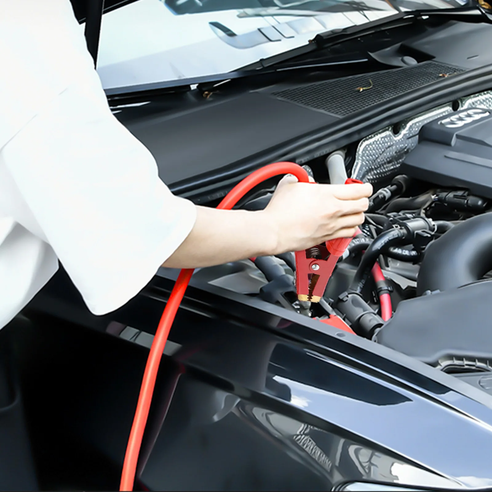 Зажимы типа крокодил большие зажимы для автомобильного аккумулятора 1000 А из