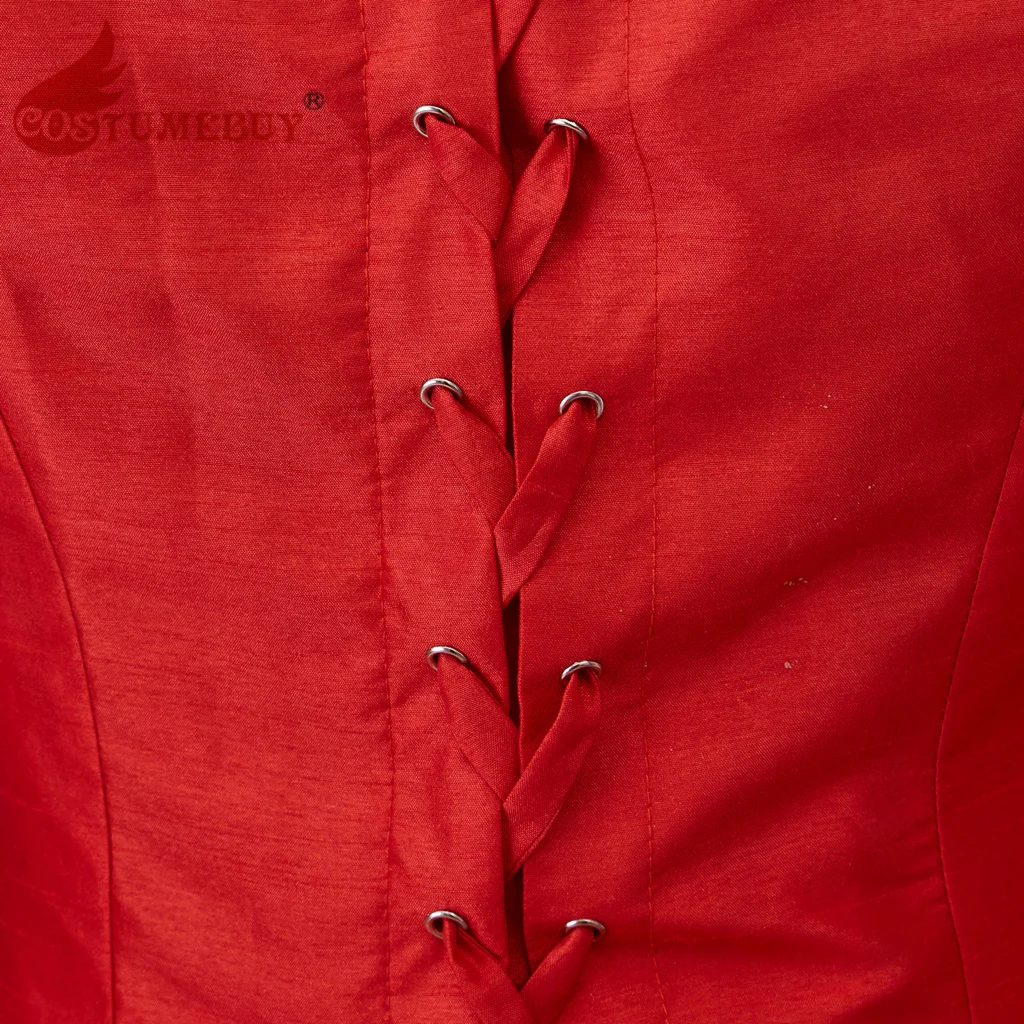 Музыкальный костюм Гамильтона для косплея Марии Рейнольдса красный сцены