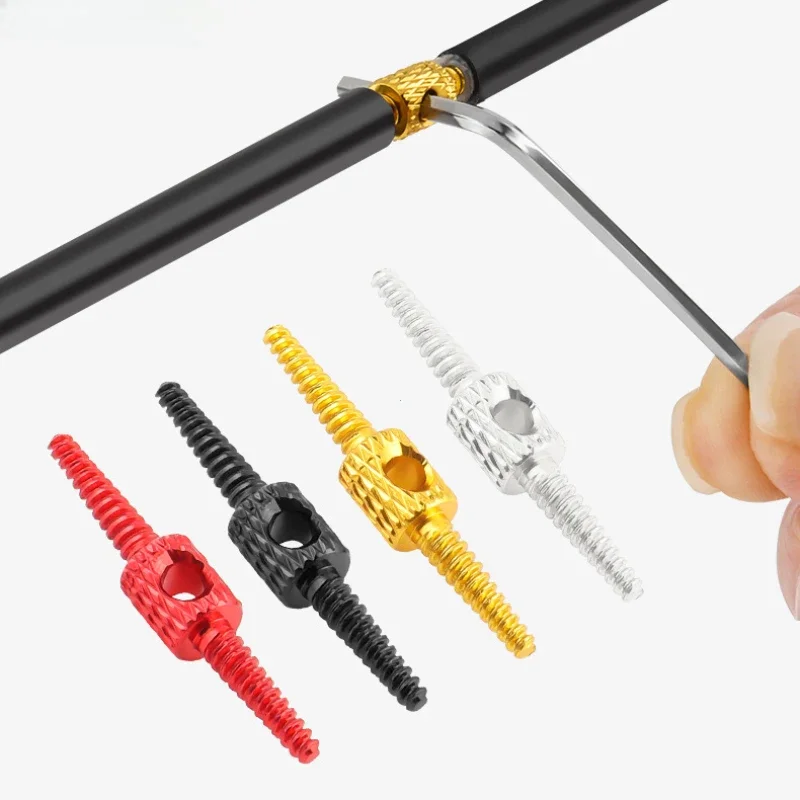 E YIYUEQIANLI do naprawy rowerów Wielofunkcyjny 5-częściowy zestaw ze stopu aluminium wewnętrznego kabla Hamulec ręczny Ad...