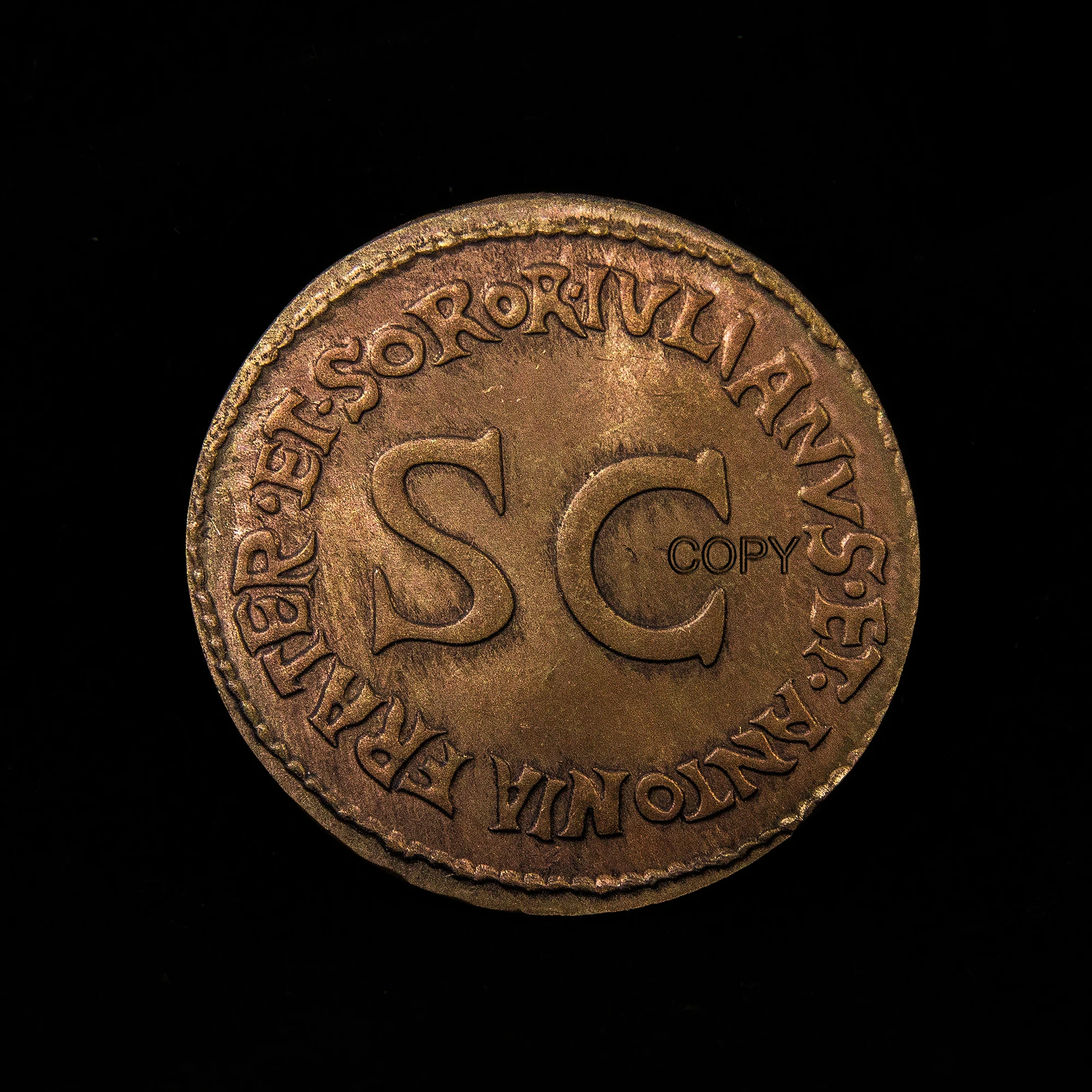 Римские копии монет стестреи AS греческая медаль из фиолетовой бронзы архивы