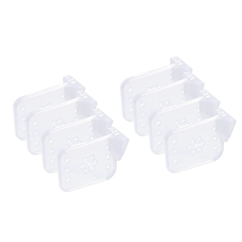 

1/4/8 Pcs Refrigerator Classified Storage Transparent Partition Board Divider Hanging Lengthening Design