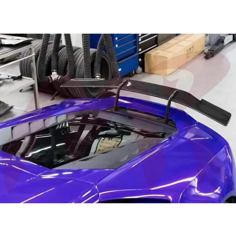 Для Lamborghini Huracan EVO настоящее кованое углеродное волокно заднее крыло автомобиля