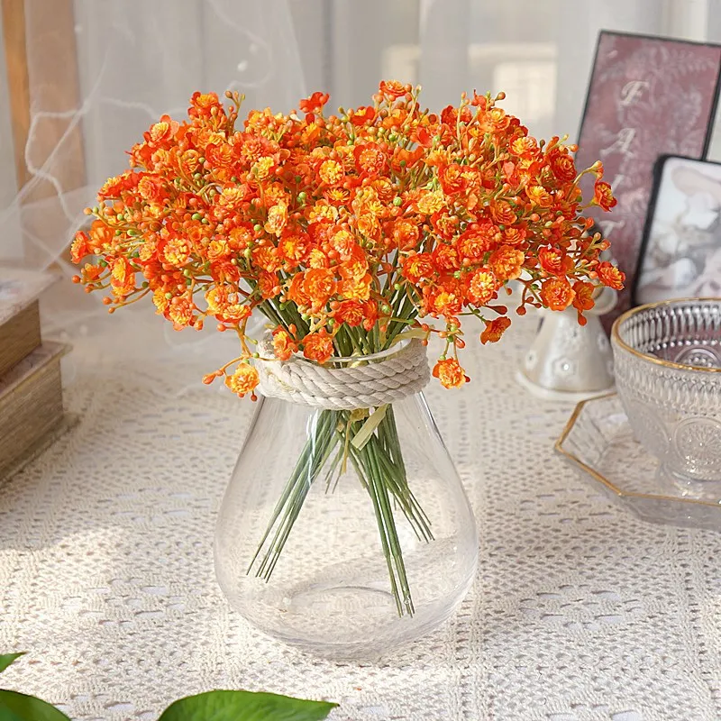 

42 головки, искусственное растение Babysbreath, искусственное растение для декора свадебного стола