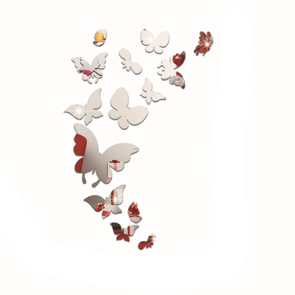 

14pcs Wall Stickers Removable Wall Decals Wall Stickers for Bedrooms Decor Decorative Sticker On Mirror