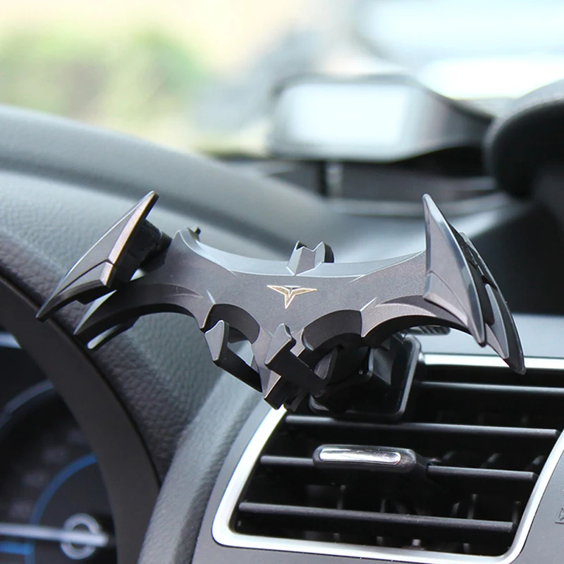 

Bat-shaped Gravity Buckle Type Car Phone Holder Air Outlet Navigation Support Frame Suitable For All 4-6.5 Inch Devices