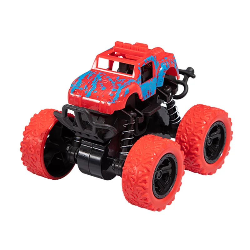 

Toys Car Four-wheel Drive off-road Vehicle Stunt Dump Car Inertia Car Boy Toy Car Pull Back car for Children toys Christmas gift