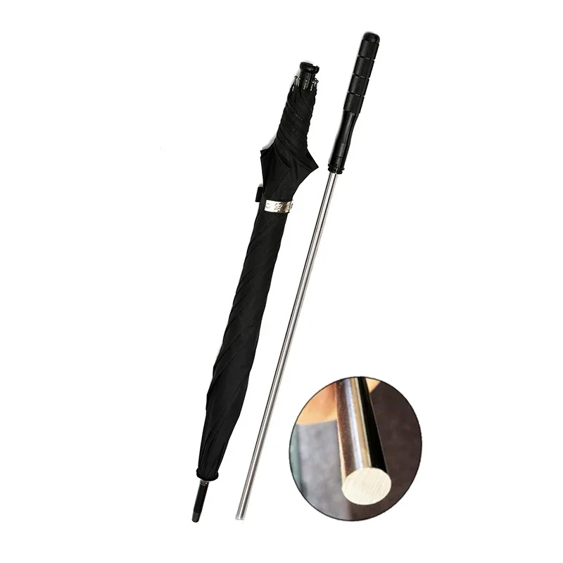 

Многофункциональный зонтик для самозащиты с длинной ручкой, большой зонтик для защиты от солнца на улице, зонтик с защитой от ветра, хороший подарок