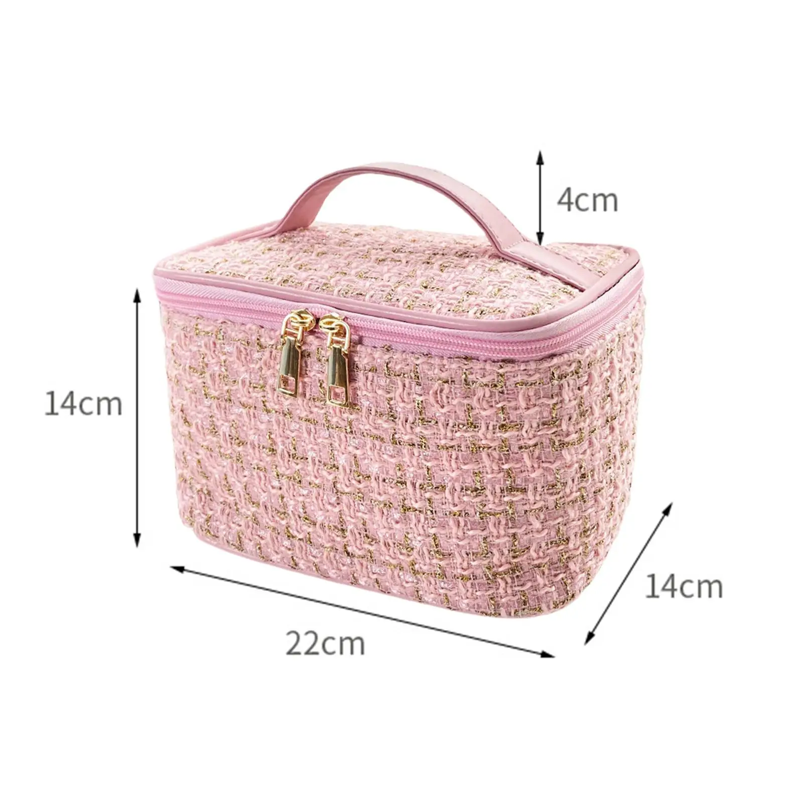 

Makeup Bag Organizer Cosmetic Case Make up Organizer Toiletry Bag Large Pouch Cosmetic Brush Bag Portable Storage Bag for Women