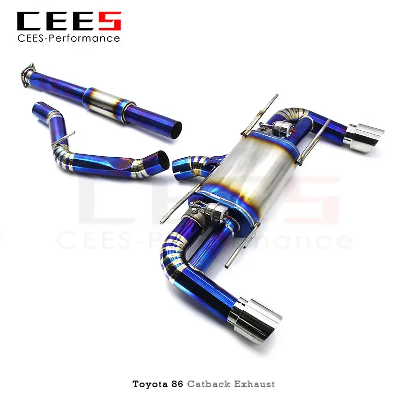 CEES Catback выхлопная система для Toyota 86/GT86/FT-86 2012-2021 годов тюнинг управления выпускным