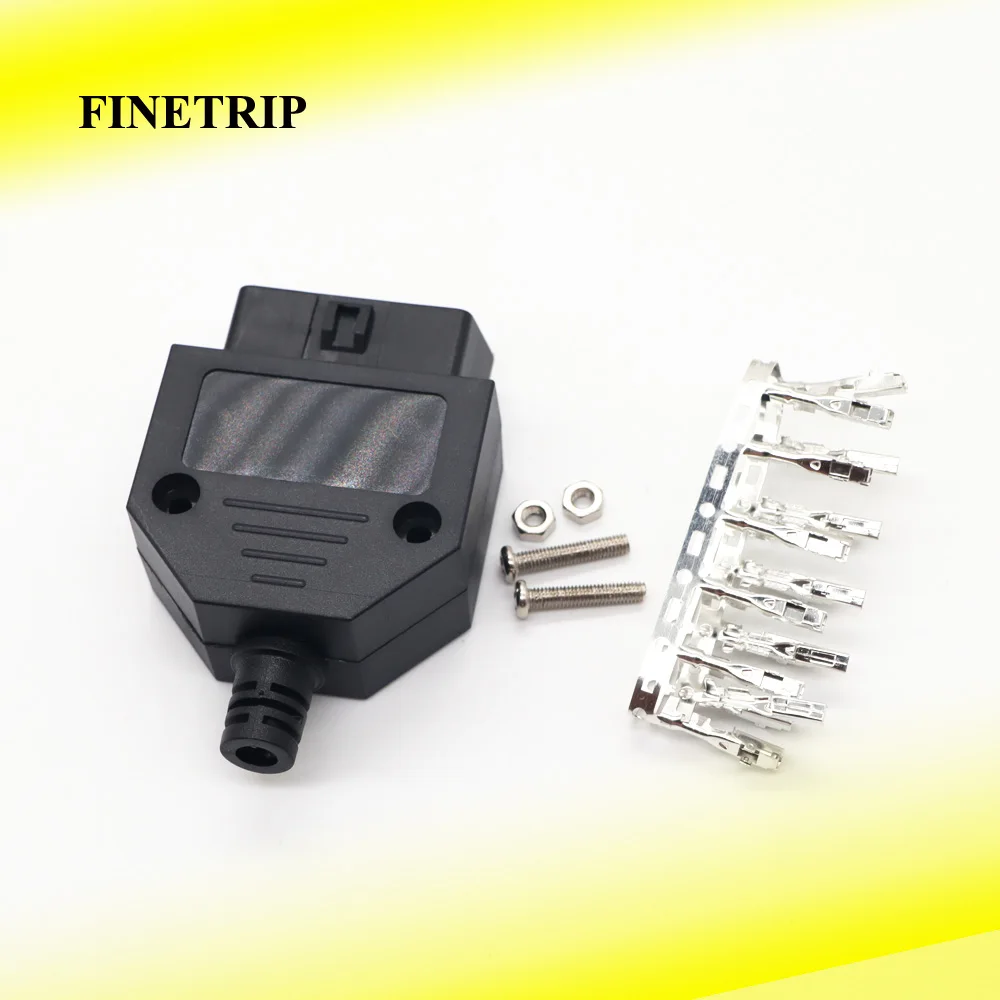 

Wholesale Factory Price Universal OBD2 16Pin male Connector Adaptor Car Diagnostic Tool J1962F ELM327 OBD Female Connect