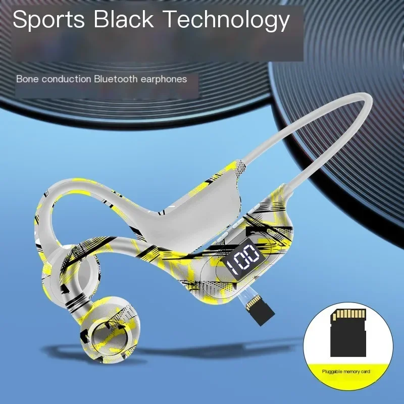 AKZ-G9 Bluetooth наушники с костной проводимостью граффити типа C 5 3 беспроводная стерео