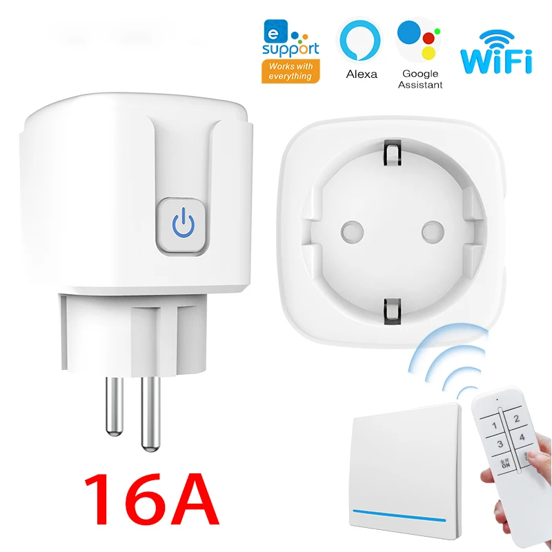 Смарт-розетка с поддержкой Wi-Fi и голосовым управлением