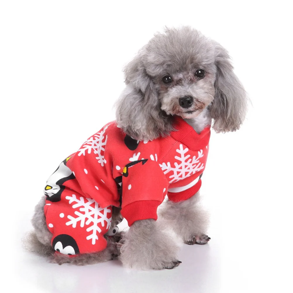 

Christmas Dog Pet Pajamas Clothes Party Cloth Cat Costumes Dress Costume Funnyapperal Shirt Apparel Large Dogspuppy Outfits