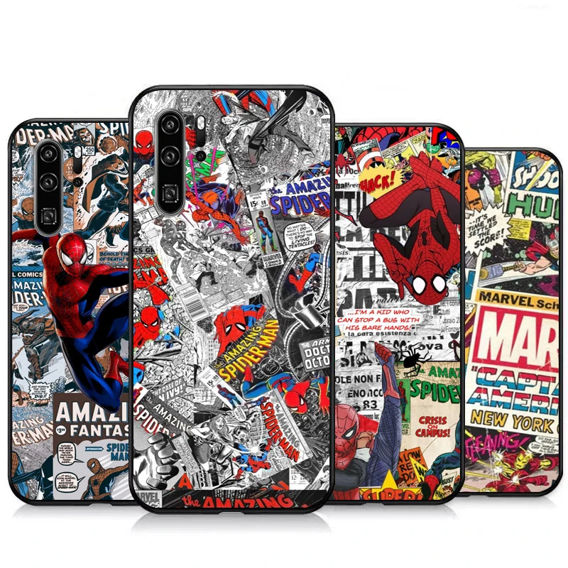 

Marvel Avengers LOGO Phone Cases For Huawei Honor P Smart Z P Smart 2019 Huawei Honor P Smart 2020 Funda Soft TPU Coque