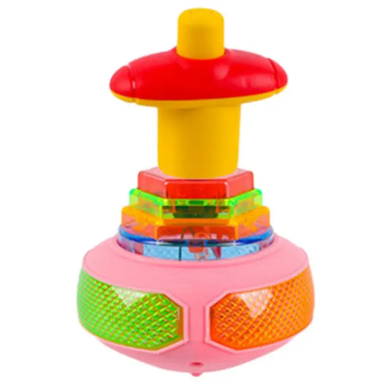 

Flashing Spinning Toy Top Light Up Sensory Toys For Kids Desktop Flat Gyro Toy For Kids Children Portable Sensory Toys Spinning