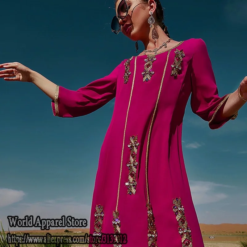 Ramadan Eid Abaya Dubai Turkey Islam Muslim Long Evening Dress Abayas For Women Robe Femme Musulmane Caftan Marocain De Soiree
