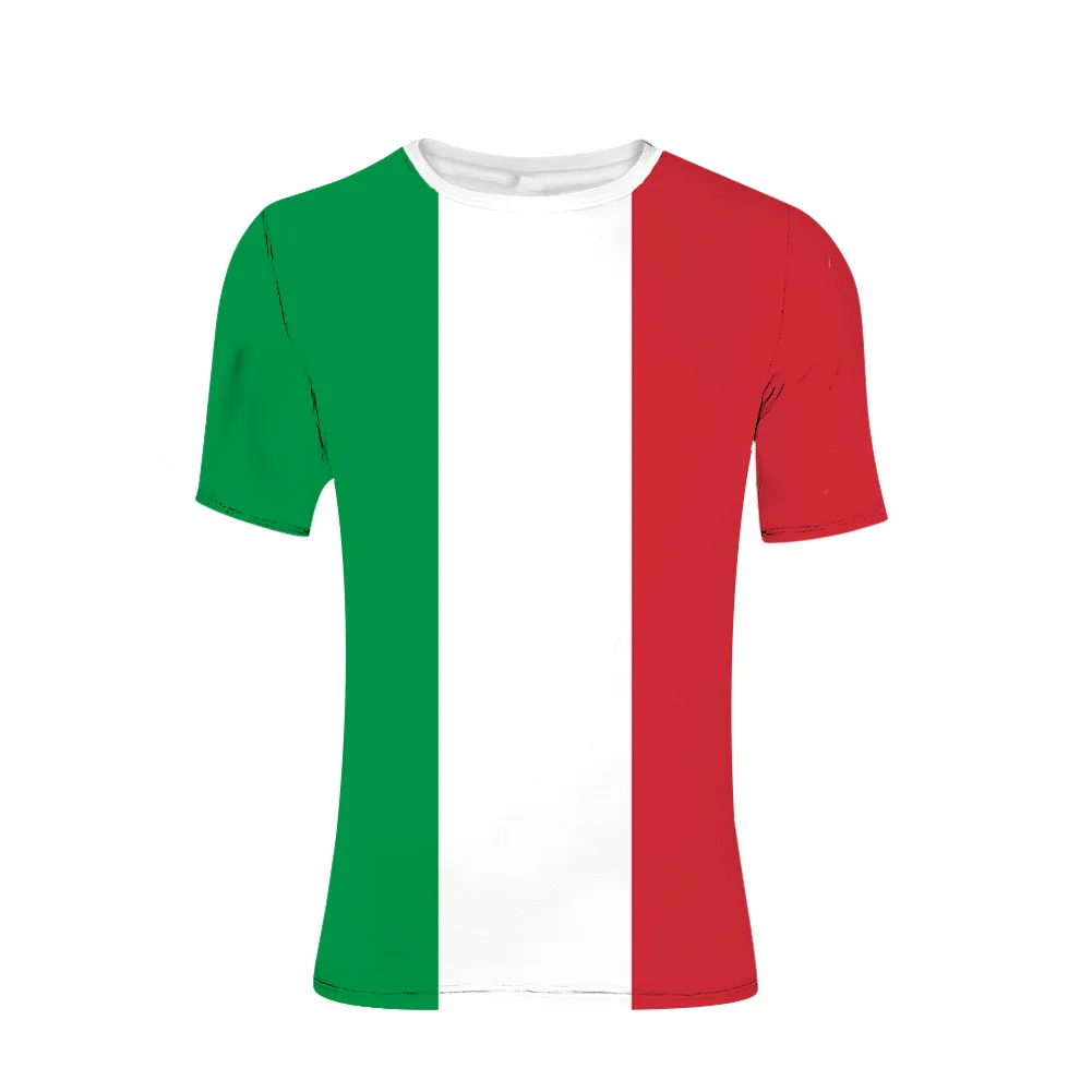

ITALY male youth diy custom made name number photo text ita casual t shirt nation flag italian country italia college clothes