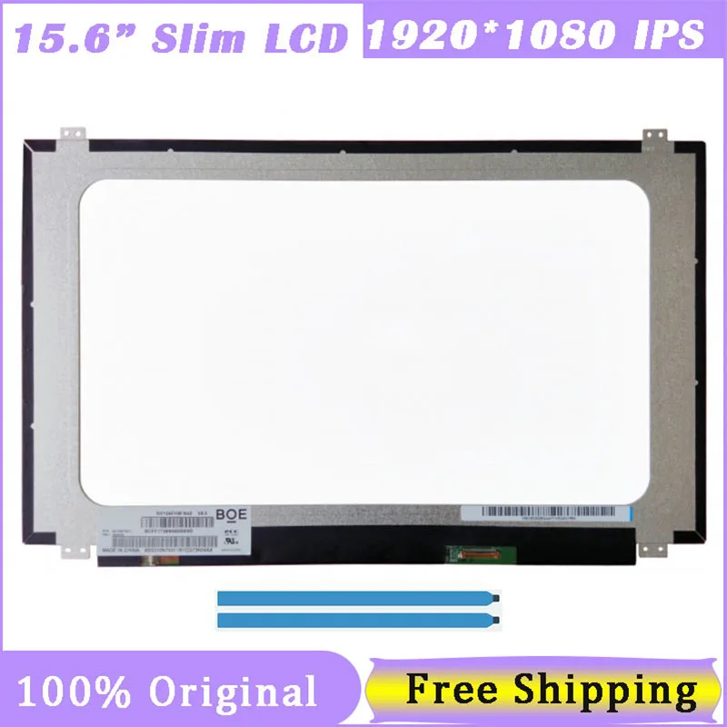 

15.6" IPS Laptop LCD Screen FHD 1920x1080 LED Display Panel 30pins eDP NV156FHM-N42 N41 V8.0 fit LP156WF6-SPK1 B156HAN06.1