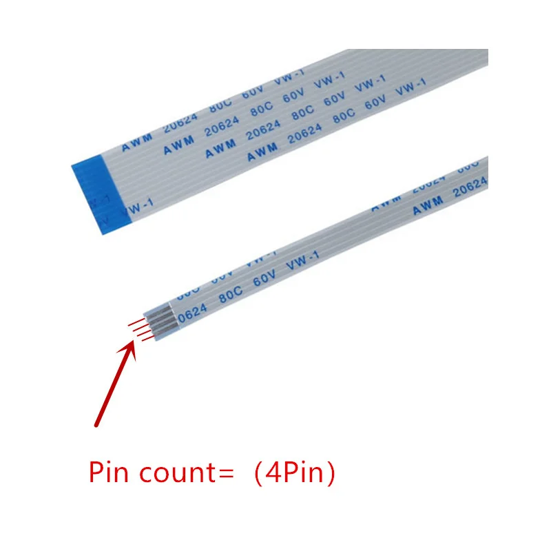 10 шт. FPC/FFC ленточный Гибкий плоский кабель 0,5 мм шаг 4 5 6 8 10 12 14 16 18 20 22 24 26 30 32 34 36 38 40 45 50 54 60 Pin