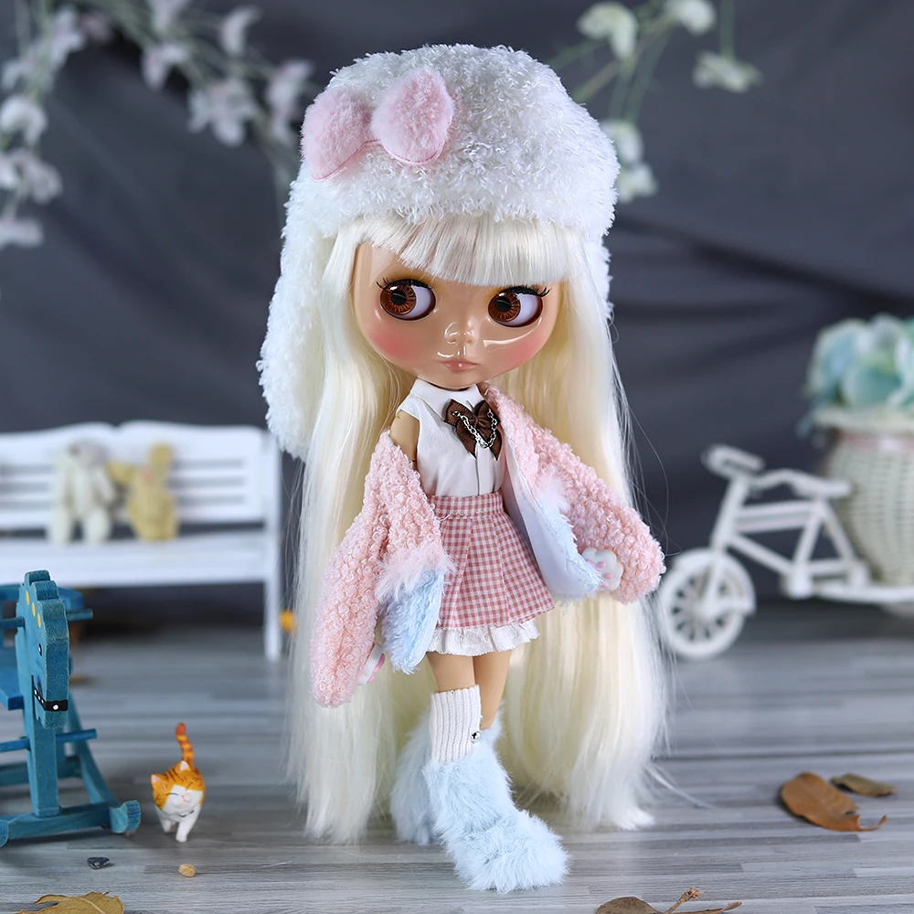Кукла Blyth ICY DBS 1/6 шарнирное тело 30 см блестящее лицо милая плюшевая кукла реальные