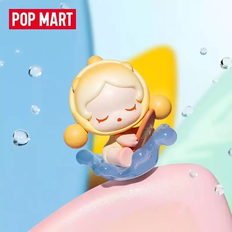 Фото Новая коллекционная мини-фигурка POP MART POP BEAN Island Vacation Blind Box: художественная игрушка, декор для рабочего стола, таинственная коробка, подарок на день рождения №3