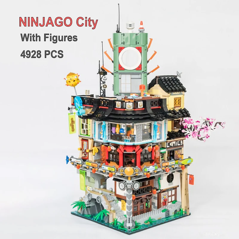 Phantom Building Blocks Famous Model City Educational Bricks Compatible 70620 Toys for Kids Gifts Christmas birthday Gifts