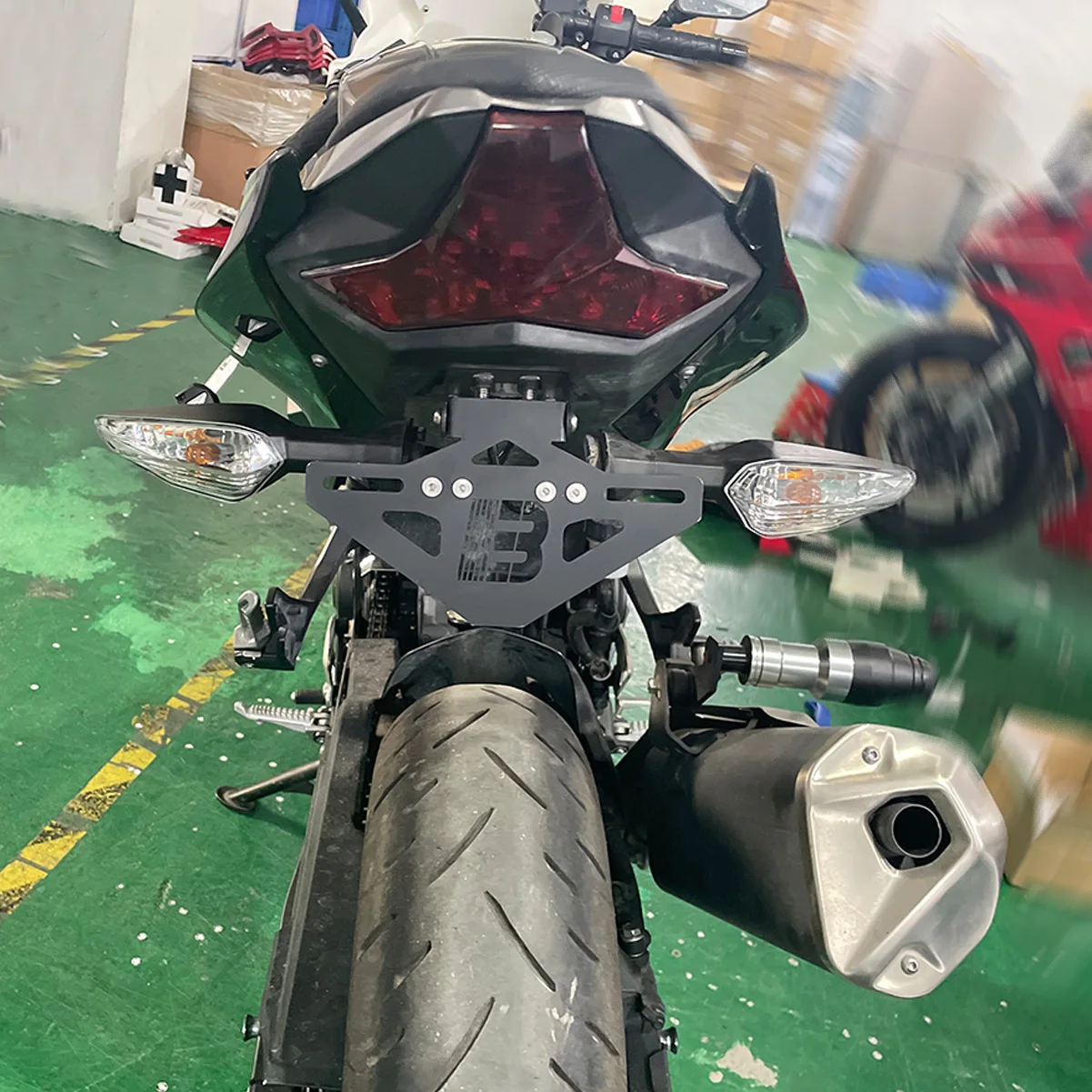 Semspeed для Kawasaki Ninja400 Z400 складной Fender Eliminator регулируемый держатель номерного знака