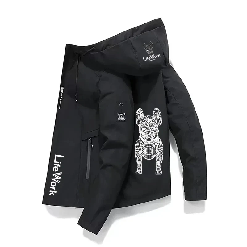

Новинка весны и осени от LIFEWORK, брендовая мужская уличная ветрозащитная куртка, мужская повседневная куртка с капюшоном, куртка для кемпинга и рыбалки, Топ