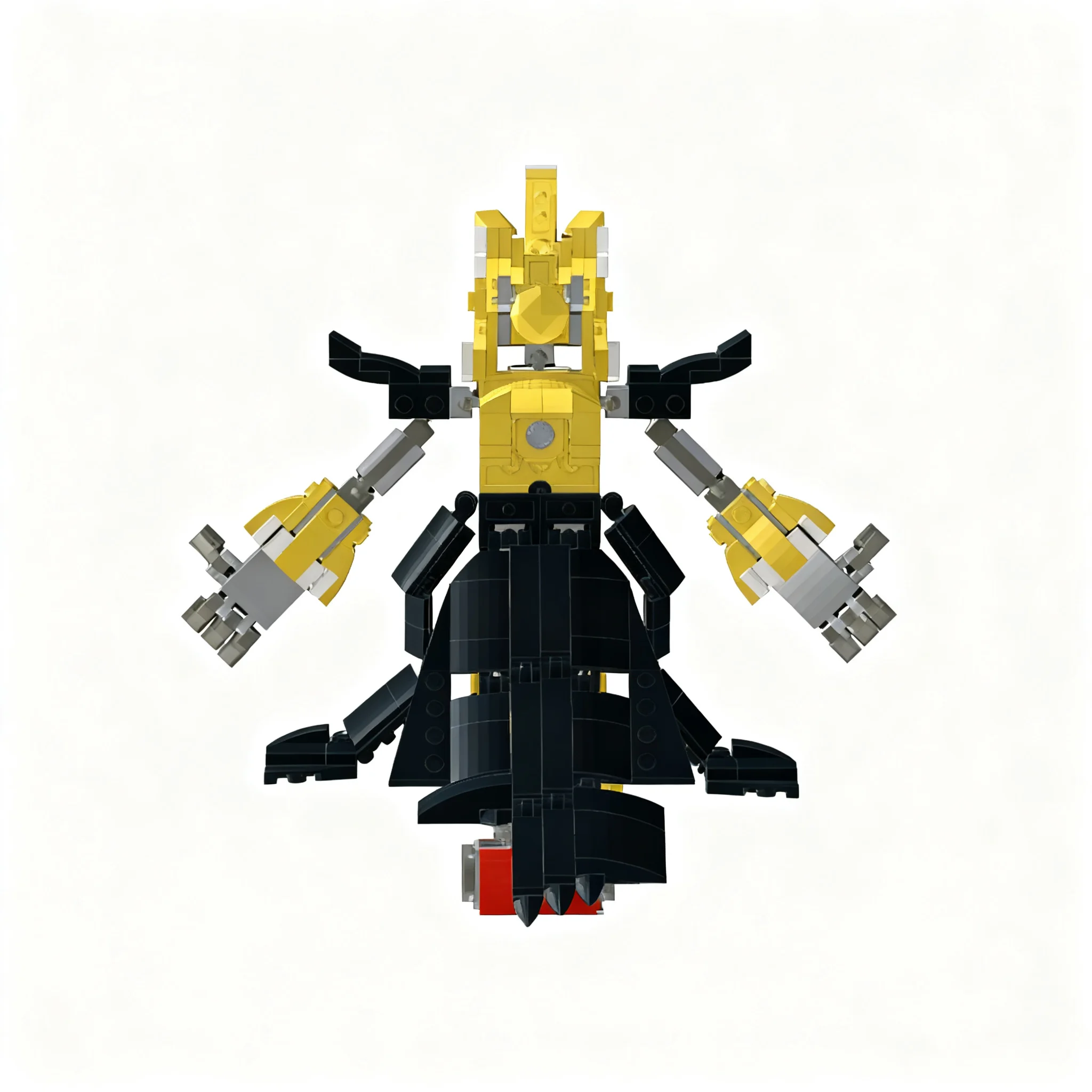 Фото 682 детали MOC Металлическая модель Соника-ежика, архитектурный 3D-конструктор, набор для сборки, идея для подарка на день рождения №3