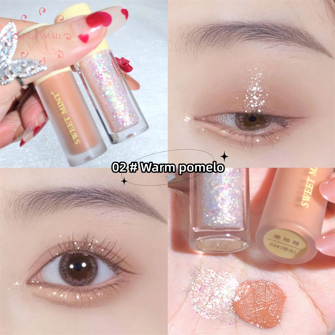 

Glitter Highlighter Liquid Eye Shadow Eyeliner Durable Waterproof Gold Shimmer And Shine Eye Silkworm Pencil Makeup Beauty Tool