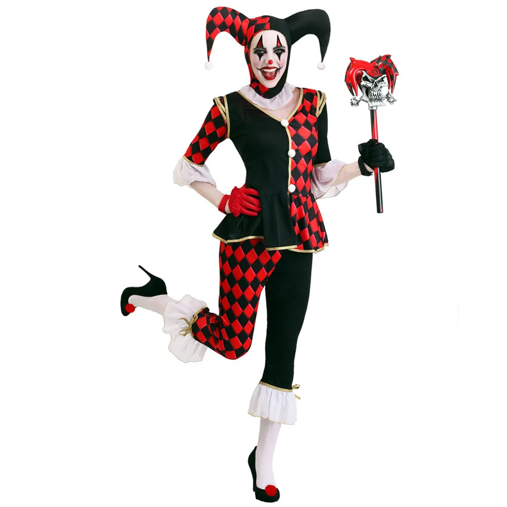 

Костюмы на Хэллоуин для взрослых женщин, забавный цирк, женский костюм