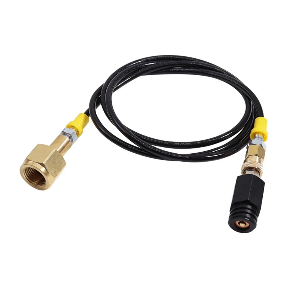 

with Filter CGA320 DIN477 CO2 Tank Adapter Soda High Pressure Hose Kit Accessories for SodaStream for Home Office 1.5M