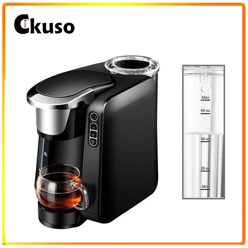 

Cikuso 19Bar Electric Espresso Maker Capsule Coffee Maker Multi Use Coffee Machine with Tea Brewing Espresso Mocha Cappuccino