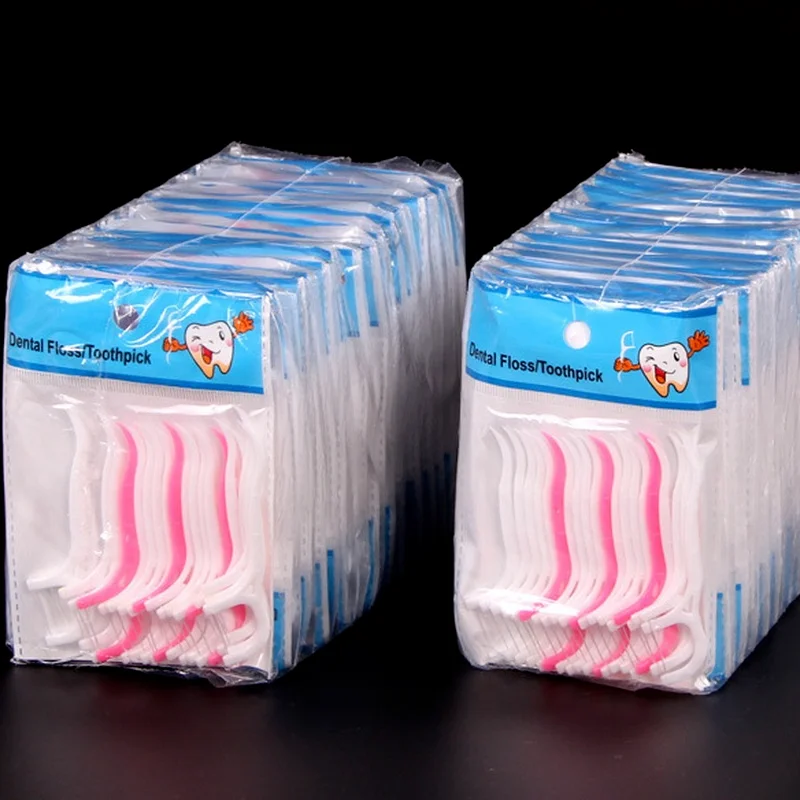 

New Flossing Flossing Family Packing Safety Disposable Dental Floss Toothpicks Health Care Ultimate Freshness Polyester Yarn