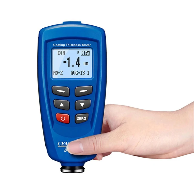 

CEM DT-156 0~1250um with Built-in Auto F & NF Probe USB Cable CD Software Car Paint Coating Thickness Gauge Meter
