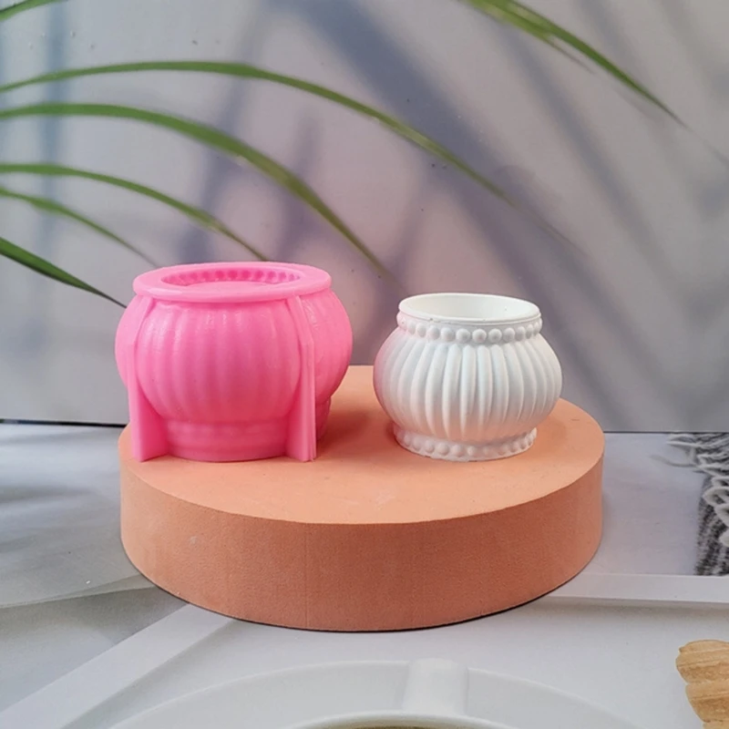 Силиконовая форма для подсвечника гипсовая подставка свечей ювелирных изделий