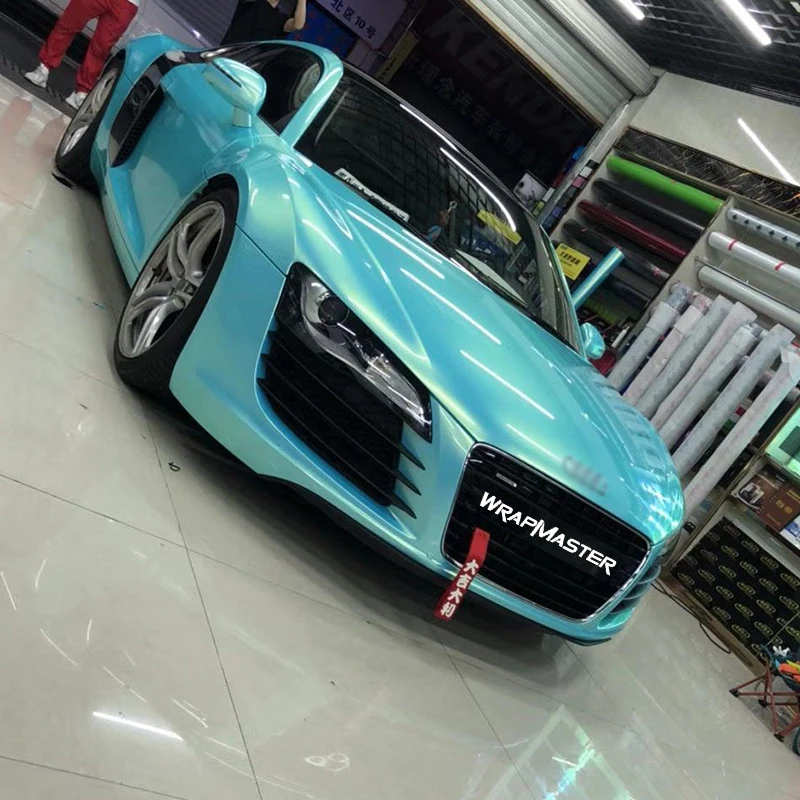 5*56FT Волшебное золото ледяной синий цвет защита от краски обертка из углеродного